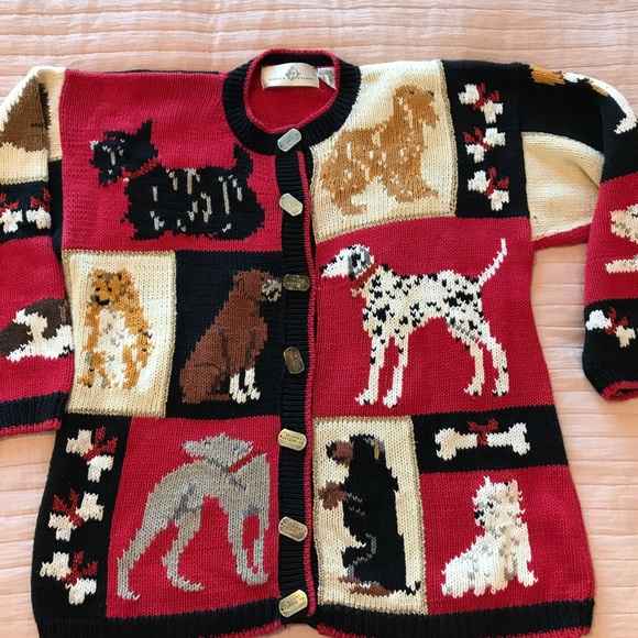 design options Sweaters - Design Options I LOVE DOGS cardigan